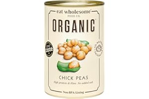 Eat Wholesome Pois Chiches Bio, 400 g (Lot de 12)