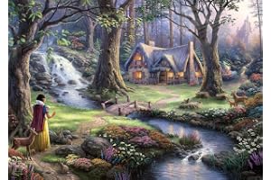 Schmidt Spiele CGS_59485 Disney Blanche-Neige Thomas Kinkade Puzzle, Multicolor, 693 x 493 mm