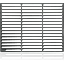 Griglia/piastra In Ghisa Reversibile 45x22 Cm - Per Barbecue A Gas E Carbone, Doppia Superficie, Antiaderente, Perfetta Per Campeggio E Esterni