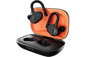 Skullcandy Push Active Auriculares In-Ear Inalámbricos, 43 h de Autonomía, Skull-iQ, con Alexa Habilitada, Micrófono, Compatibles con iPhone Android y Dispositivos Bluetooth - Negro