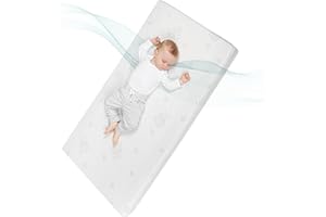 roba Babymatratze 60 x 120 cm - AIR BALANCE PLUS - safe asleep - Matratze für Babybetten - Optimales Schlafklima für Babys