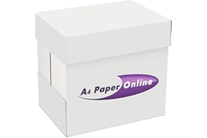GEGIZUN SEYOO Branded White A4 Paper 80GSM Photocopy & Printing Paper 5 Reams 2500 Sheets Full Box