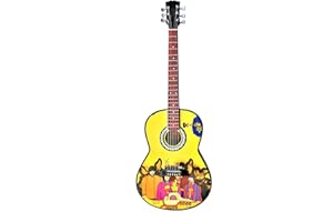 SHOPEWEBB Miniature Guitar Replica - Beatles Yellow Submarine Classic Tribute