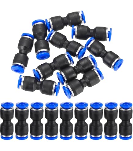 IQS Gerade Pneumatik-Steckverbindung 4mm Auf 3mm – Verchromt, Dicht & Robust
