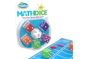 Thinkfun Math Dice Junior - Mental Maths Game for Boys & Girls Age 6 Years Up - Educational Activities