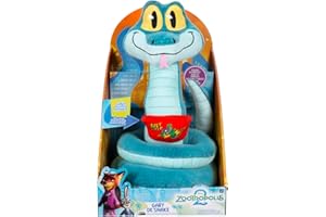 Disney’s Zootropolis 2 12” Feature Plush Gary De’Snake - Sounds and Phrases - Plush Toys for Kids and Preschoolers - Suitable for Ages 3 +