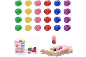 APOMOONS Gonggi Korean Game 24 Pieces Gongii Stones Set Gongi Game Traditional Korean Games Gong Gi Stones Gong-gi Game Pieces Kongi Kungi Stone Korean Ggongi Gongie Gonggie Game for Children