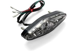 CICMOD Universale Fanale Posteriore, 15 LED Faro di Coda Freno Luce Quad ATV Bici