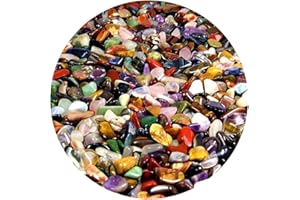 ‎WUNDERSTEIN24 Bunter Trommelstein - Mix echte Edelstein - Mischung aus aller Welt Ø ca. 10 – 20 mm kleine Heilsteine Wassersteine Glückssteine - Schätze der Natur (Packung Nr. 2 mit 500 g)