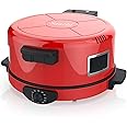 Saachi 40cm Roti Tortilla Pizza Maker NL-RM-4980G Red
