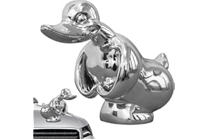 HPBAGGY Angry Duck Kühlerfigur, Angry Duck Hood Ornament, Alloy 3D Funny Duck Hood Ornament, Wütende Ente, Auto Motorhaube Ornament, für Autodekorationen und Raumdekoration