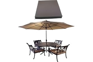 GRIZZLY FOAM 4cm Thick Waterproof Seat Pad Chair Cushion Kitchen Dining Living Room Patio Garden Rattan Furniture Foam Filled Strong Fabric Removable Zip Cover (Choclate Brown, 50x50cm/20”x20”)