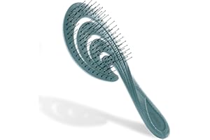 ‎NINABELLA Ninabella Organiczna szczotka do rozczesywania włosów dla kobiet, mężczyzn i dzieci, nie ciągnie za włosy, szczotki do prostowania włosów, do prostych, kręconych i mokrych włosów, unikalna szczotka do