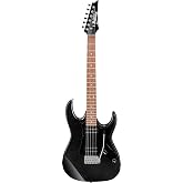 Ibanez grx20-bkn guitars, night black, metal, modern