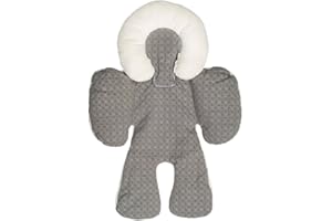 GudeHome Bébé Enfant Soutien Coussin Landau Poussette Siège Auto Reducteur Confort (Gris)