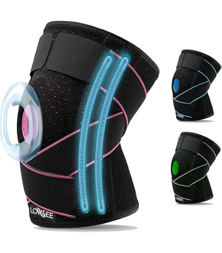 NativoDex Ginocchiera Stabilizzante: Supporto Per Menisco E Legamenti, Compressione Antiscivolo Per Uomo E Donna