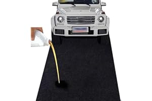 SSENTY Öl Auffangmatte Garage Ölmatte 110 x 200 cm,Unterlage Garagenboden Matten,Motorrad Ölteppich Matte,Vielseitiger Garagen Protektor,Strapazierfähige Saugmatte,Schutzmatte Werkbank