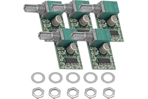 AZDelivery PAM8403 digitaler Mini Audio Verstärker 2x 3 Watt DC 5V Leistungsverstärkerplatine mit Potentiometer für DIY Lautsprecher und Kopfhörer inklusive EBook