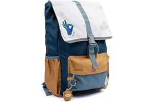 Fabelab Mochila infantil | mochila de jardín de infantes | mochila para niños a partir de 6 años en 100% poliéster reciclado | mochila escolar | mochilas infantiles con capacidad de 14 l