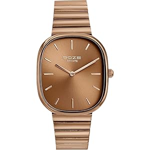 Sonata Poze Quartz Analog Brown Dial Mesh Strap Watch for Women-SP80074QM01W