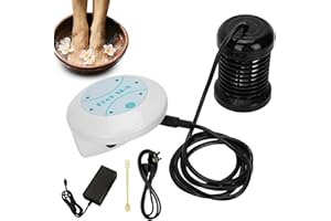 MZVOO Lenvia Entgiftungsbad,entgiftungsbad Füße,ionisches Fussbad Zum Entgiften,ionic Detox Foot Spa,elektrolyse Fußbad,ionen Fussbad Detox,Tragbare Fußspa Reinigungsmaschine-A