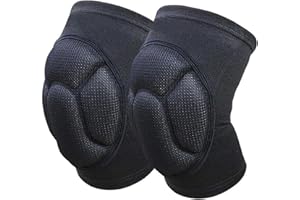 Retoteng Knieschoner Erwachsene für Gartenarbeit, Anti-Rutsch-Kollisionsvermeidung Knieschoner mit Dickem Schwamm für Hausreinigung, Bauarbeiten, Volleyball, Fußball, Tanz, Knieschützer, 1 Paar