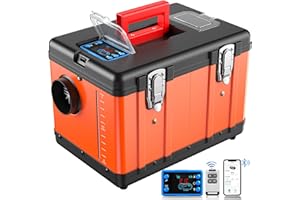 YiLFo Diesel Air Heater 8KW,DC 12V 24V Night Heater,Constant Temperature Timing,Bluetooth Remote Control,with Silencer,Quickly Defrost and Preheat,Combustion Evenly,for Boat/Car/Home/Campervan/Tent