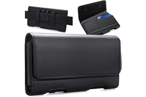 BECPLT for iPhone 16 Pro Max 15 Pro Max 14 Pro Max 13 Pro Max 12 Pro Max 11 Pro Max Gürtelclip Hülle Holster Leder Tasche Handytasche Gürteltasche Schutzhülle Case für Galaxy S24+ S23+ S22+ S21+
