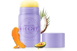 HICC PET Baume Coussinets pour Chiens et Chats 15g, apaise, Hydrate et répare Les Coussinets secs, Formule Naturelle, sans Danger en Cas de léchage, réduit Les odeurs