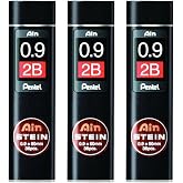 PENTEL 3'l&uuml; paket 36 u&ccedil;lu kılıf 0,9 mm Ain STEIN C279 sertlik derecesi 2B