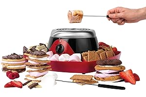‎GILES & POSNER Giles & Posner EK4550G Smores Maker, 265 W, 2 Temperatureinstellungen, inklusive 4 Bratgabeln