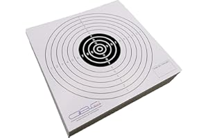 Glac Store® Set da 100 Bersagli in Cartoncino 14x14 cm Quadrato T1 con Nome del Tiratore per Bersaglio da Gara Competizione Softair