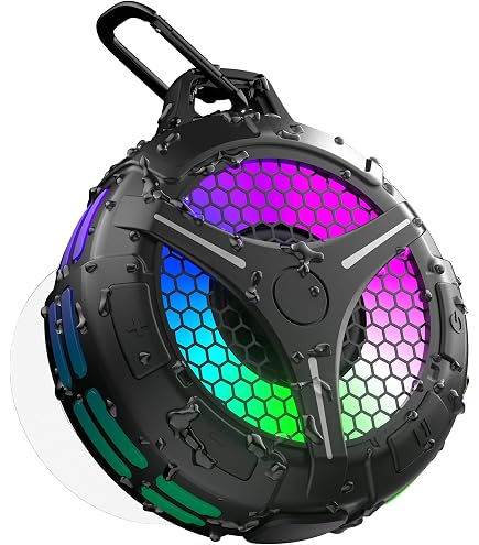 Tosuny Altoparlante Bluetooth Per Bici Con Radio FM - Impermeabile IPX5, Manubrio, Chiamate Vivavoce, Ingresso SD, Colore Blu - 5