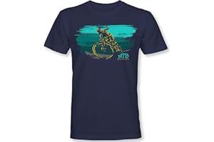 MINIFAN Maglietta per bambini: MTB Passion – Bicicletta regali ragazzi e ragazze – Ciclisti in mountain bike MTB BMX scooter ruota outdoor ragazzo bambino downhill