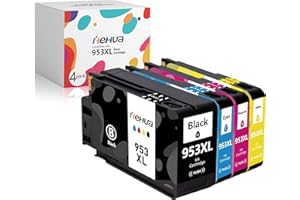 hehua 953XL kartridże do drukarki, kompatybilne z HP 953 XL 953XL, tusz 953 do HP OfficeJet Pro 7740 8715 8710 8718 8725 8728 8210 7730 7720 8740 8730 8720 ,1Cyjan,,11 żółty, 1 magenta)
