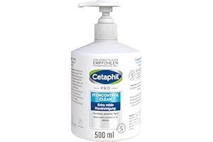 CETAPHIL Pro ItchControl Clean - Limpiador de manos extrasuave, 500 ml, para piel seca e irritada, elimina el 99% de las bacterias y la suciedad de forma especialmente suave y eficaz, vegano, sin