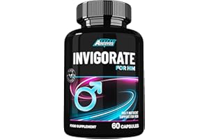 FREAK ATHLETICS Invigorate for Him Natural Libido Booster for Men - Erection Health Pills to Support Energy, Stamina, Drive and Endurance. 60 Capsules 1 Month Supply UK Made