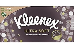 Kleenex Ultrasoft 3218112 - Fazzoletti P64, colore: bianco