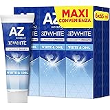 Dentifricio AZ 3D White Cool con Azione Sbiancante, Clinicamente Testato, Pulizia Denti Profonda, Freschezza, 6 Confezioni X 