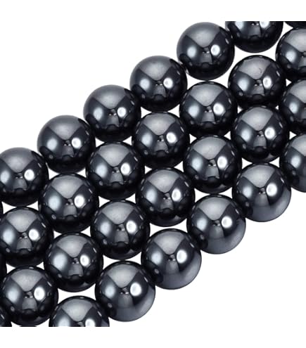 Perline Ematite Tonde - 100 Pezzi, 4/6/8 Mm, Nere, Non - Foto 7