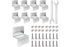 IIRC Solarmodul Halterung 8STK Solar Panel Z-Halter Aluminium Befestigung für Montage Solarpanel Dachmontage für flachdach Wohnmobile Boote Dächer Wände