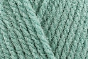 KHASO Sirdar Hayfield Bonus Aran Crochet Yarn, 100% Acrylic Soft Knitting Wool for Cardigans, Jumpers, Sweaters & Tops - 100g Ball - Lagoon Blue (607) - Single (1 Ball)