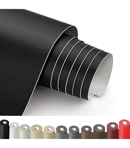 Patch Riparazione Pelle Autoadesiva Argento - 50x138 Cm Per Divani, Borse E Sedili Auto - Foto 2