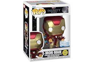 Funko Pop! Plus: End Game - Iron Man Beams - Si Illumina Al Buio - Iron Man 2 - Figura in Vinile da Collezione - Idea Regalo - Merchandising Ufficiale - Giocattoli per Bambini e Adulti - Marvel Fans