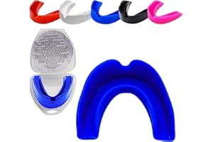 FEEDO Mouthguards for Sports Gum Shield Adult Professional Mouth Guard Boxing Jaw Protection with Case Rugby Martial Arts Judo Karate MMA Muay Thai Hockey Football Sport Mouthguard Game Lacrosse Men Women