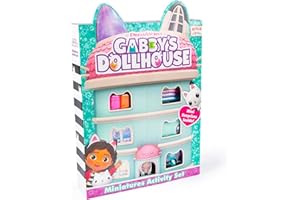 abeec Gabby's - Set di miniature per casa delle bambole, astuccio con adesivi, mini album di ritagli, mini punte in feltro, mini evidenziatori, mini nastri Washi, dispenser e altro ancora