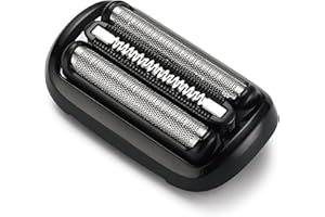 FANXAOLNES 53B Grille Rasoir Compatible avec Braun Série 5 et 6, Tete Rasoir Serie 5, Conception Précise pour un Rasage Proche et Confortable, Tête de Rasoir de Rechange pour Modèles 5018s/5020s/6020s/6040cs