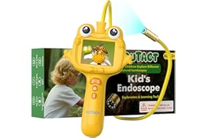 OUTACT Endoscope Snake Camera for Kids, Kids Endoscope with Light, Stem Educational Science Toy for Outdoor Camping Nature Exploration, Birthday Gifts for Boys & Girls Aged 3, 4, 5, 6, 7, 8, 9, 10,12