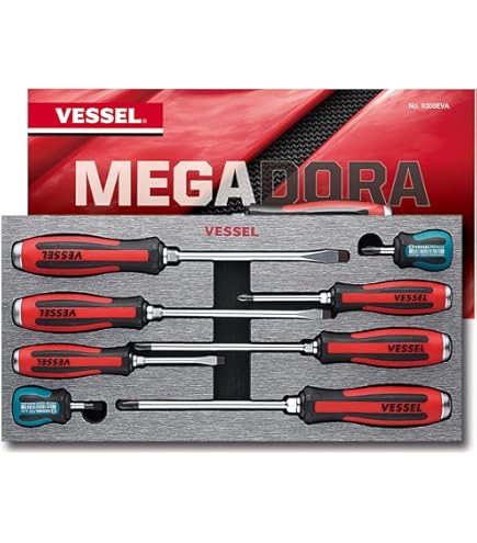 Set 4 Punte Di Ricambio VESSEL BS2500 Per Cacciavite A Percussione – Giappone