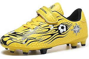 GOGOUP Boys Astro Turf Football Boots Indoor Outdoor Athletic Sneakers Trainers Junior Non-Slip Sports Shoes Unisex